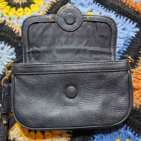 Tory Burch Black Crossbody Bag with Gold Accents - Picture 8 of 8